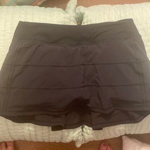 Black Lululemon Skort